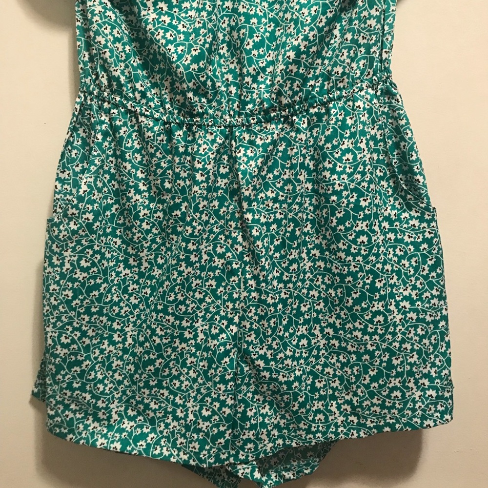 High neck romper